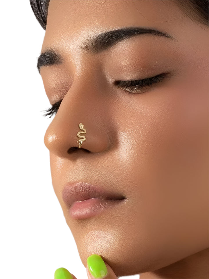 U-Shaped Snake Nose Ring