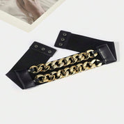 Elastic Waist Belt with Hidden Buckle
