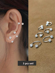 Simple 3-Piece Piercing Set