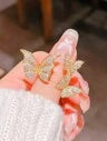 Adjustable Butterfly Ring – Oversized Design