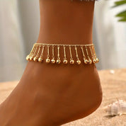 Georgina Rhinestone-Embellished Anklet Chain