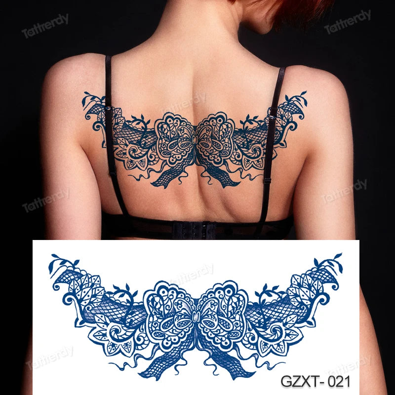 Temporary Chest Tattoo