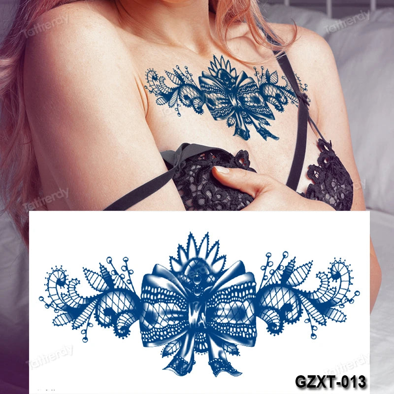 Temporary Chest Tattoo