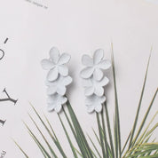 Double-Layer Floral Earrings
