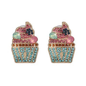 44-Color Rhinestone Drop Earrings