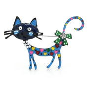 Elegant Cat-Shaped Brooch Pin by Georgina