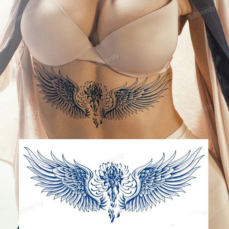 Temporary Chest Tattoo