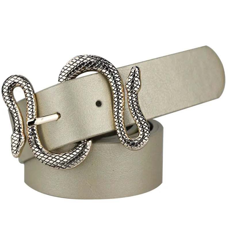 Snake-Style Belts for Women