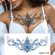 Temporary Chest Tattoo