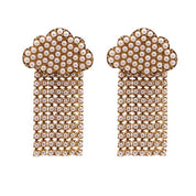 44-Color Rhinestone Drop Earrings