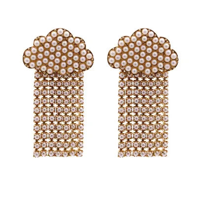 44-Color Rhinestone Drop Earrings