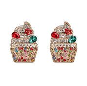 44-Color Rhinestone Drop Earrings