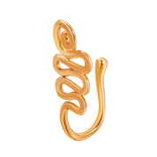 Spiral Fake Nose Ring – Stylish Clip-On Design