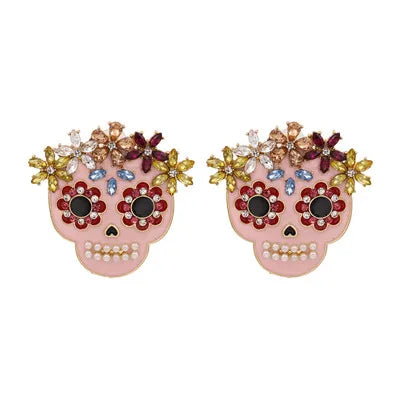 44-Color Rhinestone Drop Earrings