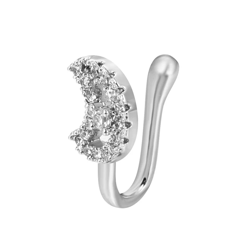 Spiral Fake Nose Ring – Stylish Clip-On Design