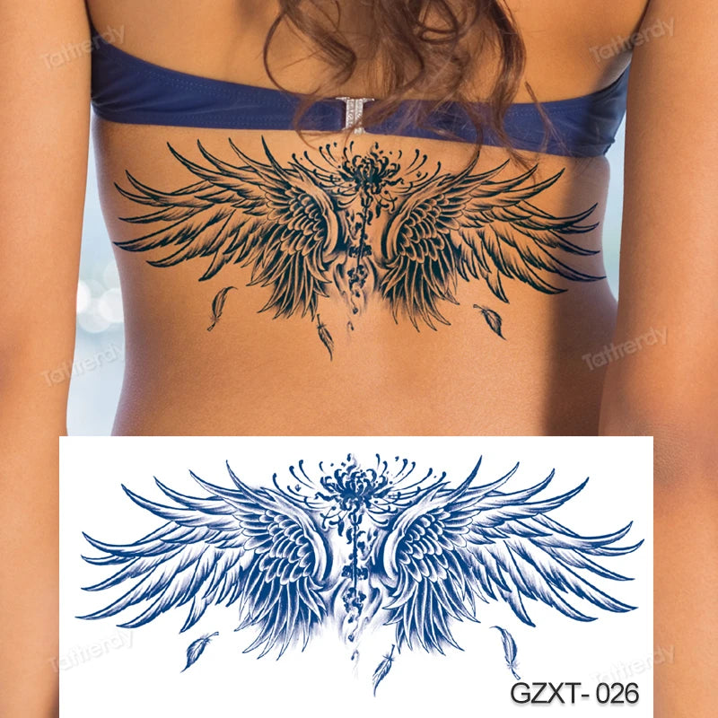 Temporary Chest Tattoo