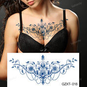 Temporary Chest Tattoo