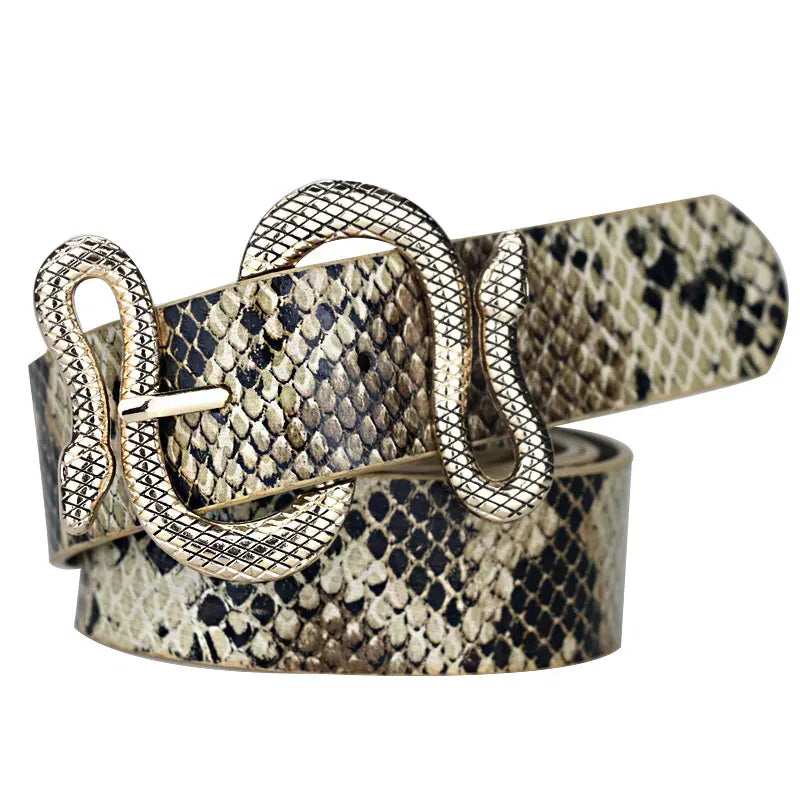 Snake-Style Belts for Women