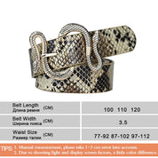 Snake-Style Belts for Women