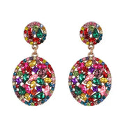 44-Color Rhinestone Drop Earrings