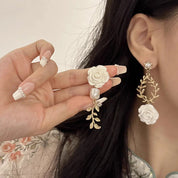 “Rose” French Earrings