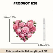 Acrylic Flower-Shaped Earrings