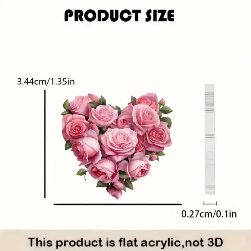 Acrylic Flower-Shaped Earrings