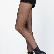 Rhinestone Fishnet Stockings