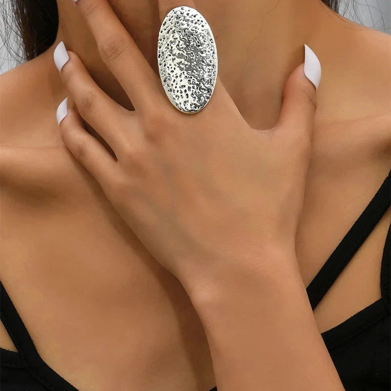 Obeja Oval Ring Set – 2 Pieces