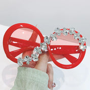 Crystal Round Sunglasses