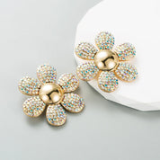 Colorful Floral Drop Earrings