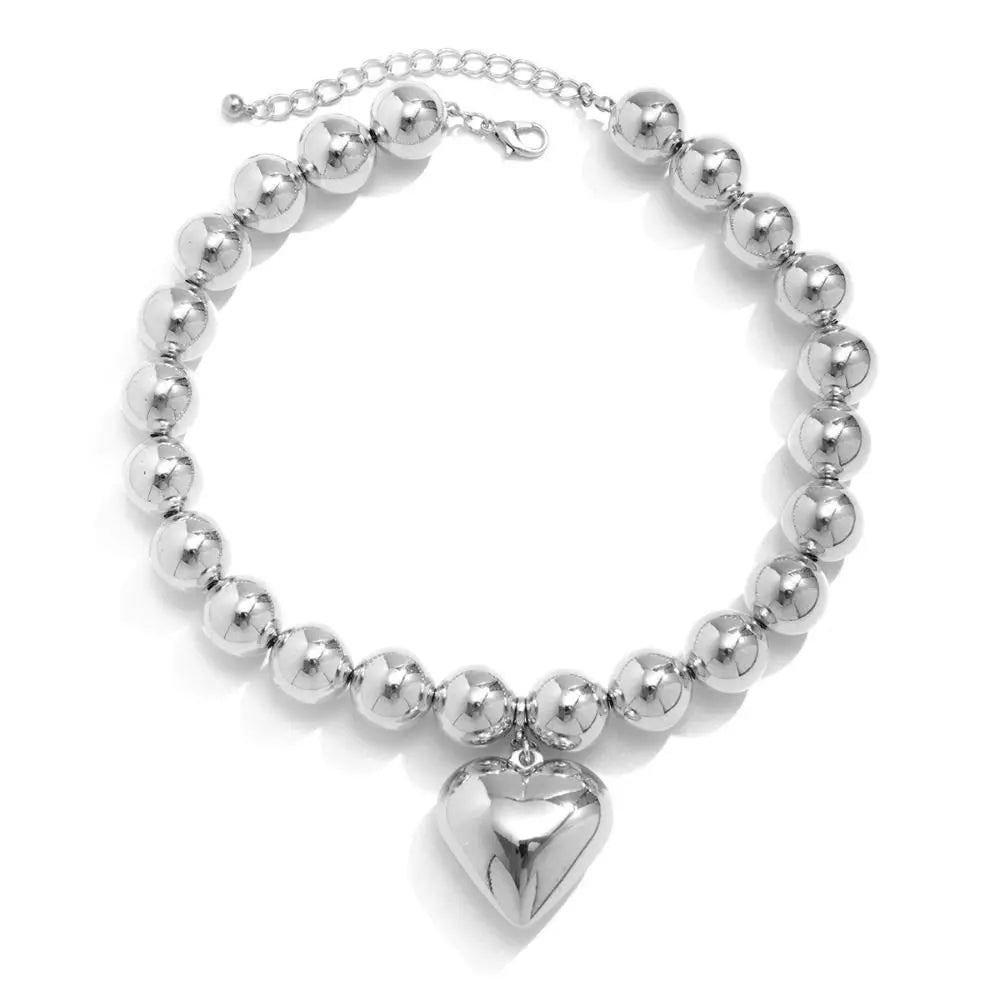 Large Ball Pendant Necklace