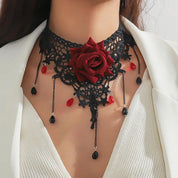 Gothic Lace Choker