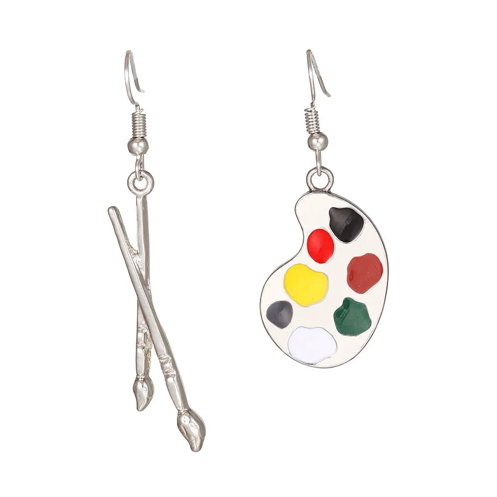 Artistic Brush Drop Earrings