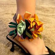 Elegant Floral Anklet