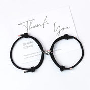2-Piece Couple Charm Bracelet Set