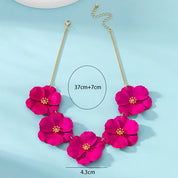 Vintage-Inspired Floral Choker Necklace