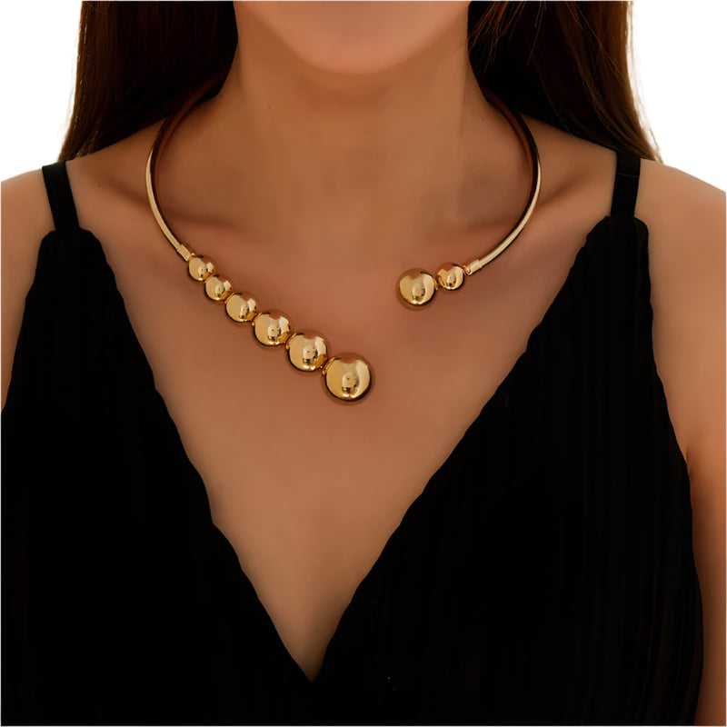 Georgina Beaded Collarbone Necklace