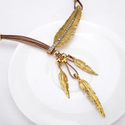 Georgina Bohemian Feather Necklace