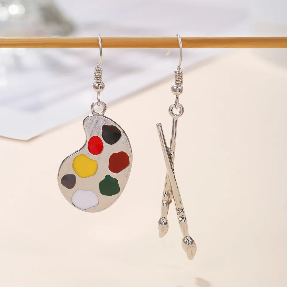 Artistic Brush Drop Earrings