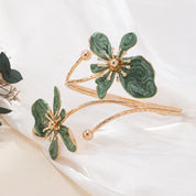 Elegant & Simple Flower-Shaped Cuff Bracelet