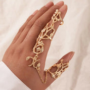 New Open Finger Rings with Floral Design