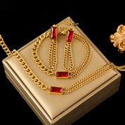 Waterproof Stainless Steel Jewelry Set