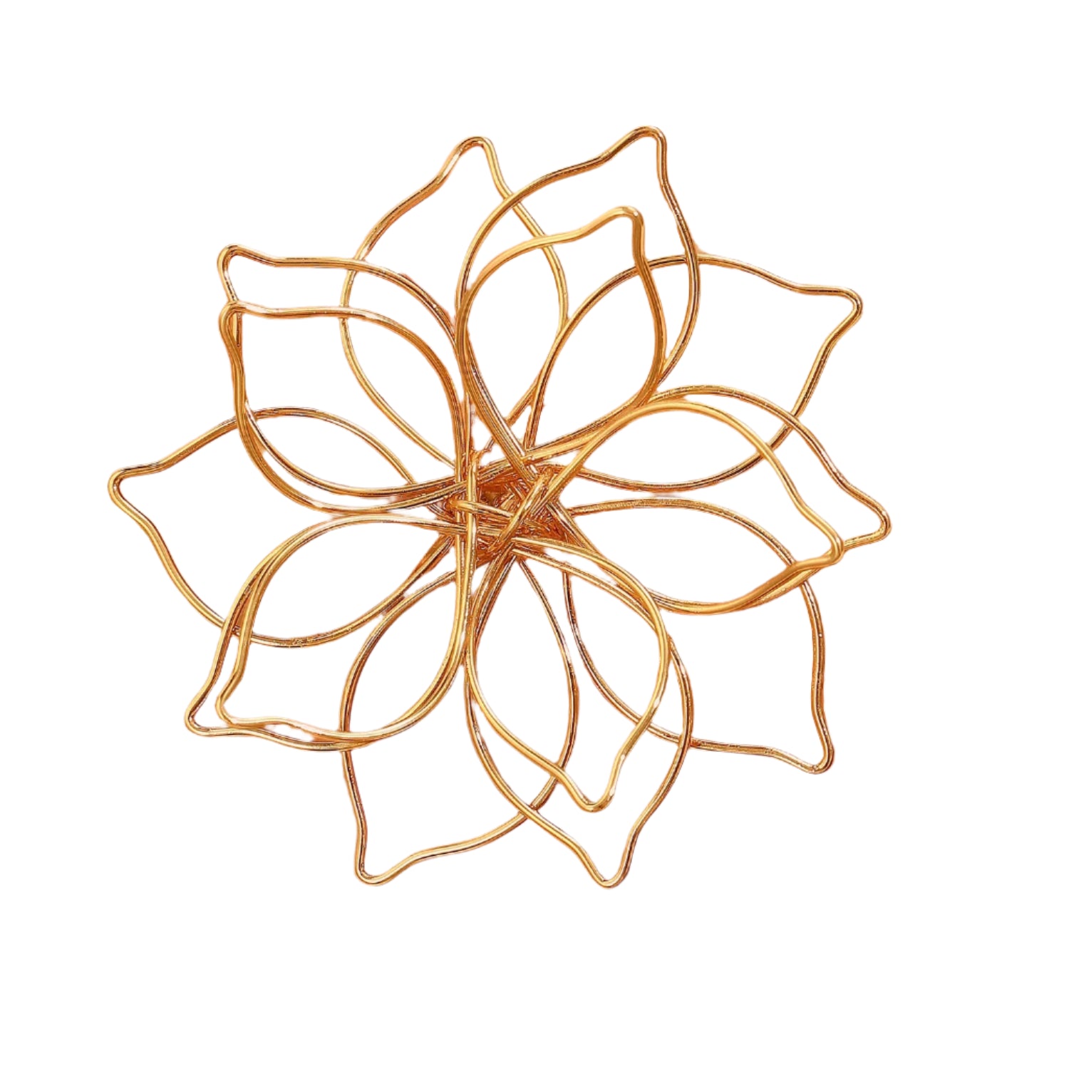 Multi-Layer Large Flower Statement Ring
