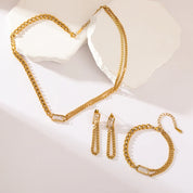 Waterproof Stainless Steel Jewelry Set