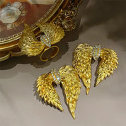 Vintage Gold Earrings and Rings Set