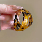 Butterfly Design Hoop Earrings