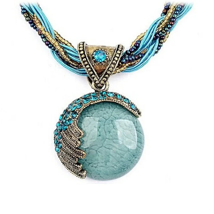 Crystal Teardrop Necklace