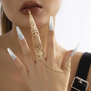 New Open Finger Rings with Floral Design