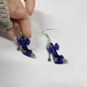 Handmade Russian-Style Dangle Earrings